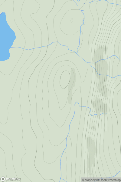 Thumbnail image for Torr Mor [Applecross to Achnasheen] showing contour plot for surrounding peak
